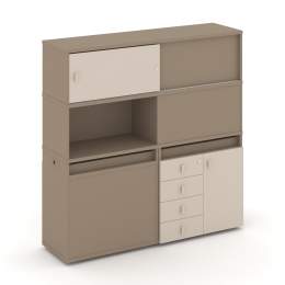 Набор 31 Тумба двойная с надставкой ES.NB.2V-31